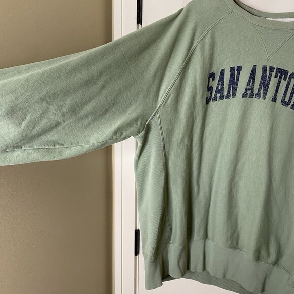 Champion Large Sweatshirt Reverse Weave San Antonio Vintage Crew Neck Unisex - Picture 4 of 10